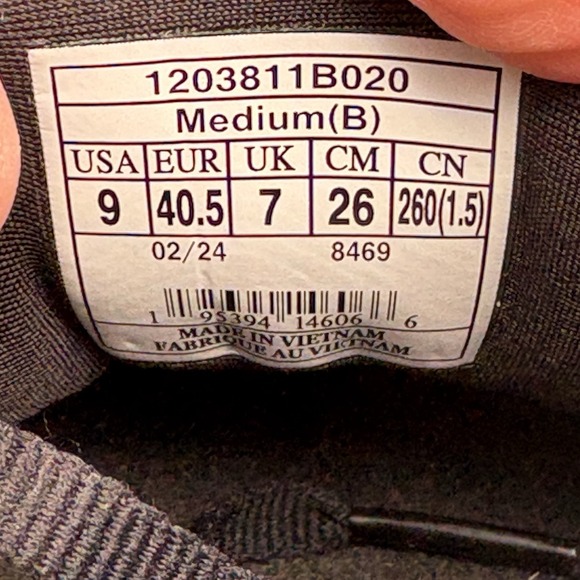 Brooks Adrenaline GTS 23 Shoes Womens Size 9B Black Sneakers 1203811B020 - Picture 6 of 8